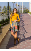 mustard  Winter blouses ⭐ Блуза поло с къдри