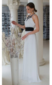 бели дълги Официални рокли ⭐ Дълга официална бяла рокля Наполи