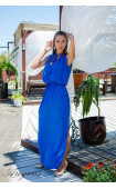 Летни рокли - Дълга лятна рокля в синьо Blue Ocean -  - 3173 - 15194 -  - ТОП модели и цени