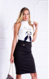 black midi Skirts ⭐ Black Elegant Slim fit Midi Skirt