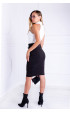 black midi Skirts ⭐ Black Elegant Slim fit Midi Skirt