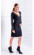 black midi Formal Dresses ⭐ Black Party Mini Dress with