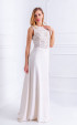 white long Formal Dresses ⭐ Long evening vanilla white lace