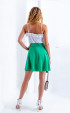green mini Skirts ⭐ Summer Georgette Green mini Oversize Belt