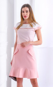 розови  Летни блузи ⭐ Лятна блуза с акценти в нежно розово