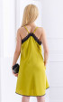зелени до коляното Летни рокли ⭐ Лятна елегантна рокля в цвят Лайм