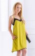 зелени до коляното Летни рокли ⭐ Лятна елегантна рокля в цвят Лайм
