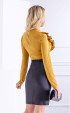 mustard  Winter blouses ⭐ Winter long sleeve blouse
