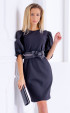 black midi Formal Dresses ⭐ Formal black midi dress with