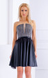 black mini Formal Dresses ⭐ Black formal dress with satin