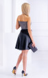 черни къси Официални рокли ⭐ Официална къса рокля от сатен