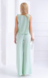 green long Long pants ⭐ Elegant mint long summer pants