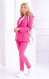 розови къси Дамски Сака ⭐ Розово спортно дамско сако тип блейзър