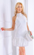 ecru mini Dress code WHITE ⭐ White dress with lace Angel wings