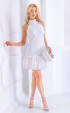 ecru mini Dress code WHITE ⭐ White dress with lace Angel wings