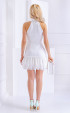 ecru mini Dress code WHITE ⭐ White dress with lace Angel wings