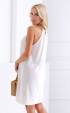 white midi Summer dresses ⭐ Short summer dress with embroyded