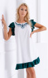 green midi Summer dresses ⭐ White summer midi dress Emerald
