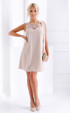 beige mini Formal Dresses ⭐ Formal beige midi dress Roma