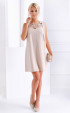 beige mini Formal Dresses ⭐ Formal beige midi dress Roma