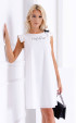 white midi Summer dresses ⭐ Elegant white summer dress Nicole