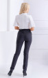 Long female black slim pants