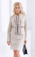 beige mini Suits ⭐ Female buclet jacket Beatrice