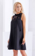 Black formal midi dress Valensia