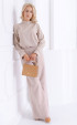 beige mini Formal blouses ⭐ Beige longsleeve georgette blouse