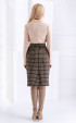 mixed midi Skirts ⭐ jacquard midi high waist skirt