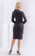 Black elegant midi dress Evelyn