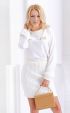 бели къси Зимни блузи ⭐ Елегантен дамски пуловер от плетиво
