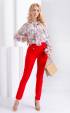 red long Long pants ⭐ празно