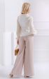 ecru mini Winter blouses ⭐ Winter blouse with knited sleeves