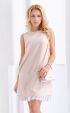 Casual beige midi dress Jessica