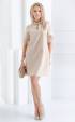 beige midi Formal Dresses ⭐ Beige formal midi dress with