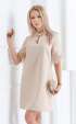 beige midi Formal Dresses ⭐ Beige formal midi dress with