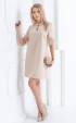 beige midi Formal Dresses ⭐ Beige formal midi dress with