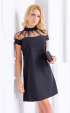 черни Официални рокли ⭐ Официална стилна разкроена рокля Olivia