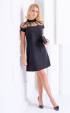 black midi Formal Dresses ⭐ Formal stylish black dress Olivia