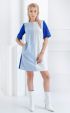  Летни рокли ⭐ Пролетна спортно елегантна рокля в бяло и синьо