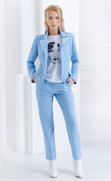 Спортно елегантен дамски костюм с панталон ⭐ Стилен панталон