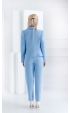 blue mini Suits ⭐ Short female summer jacket