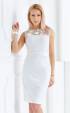 white midi White dresses ⭐ White midi dress with lace Grace