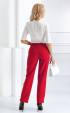 red  Long pants ⭐ Red long female pants Basic Elegance