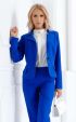 blue mini Suits ⭐ Short female royal blue jacket