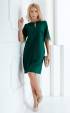 Тъмно зелена дамска рокля ⭐ Официална маслено зелена рокля