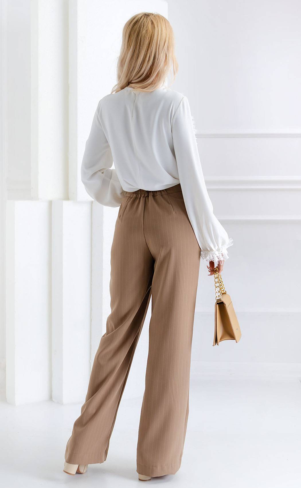Long striped best sale pants