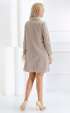 beige mini Formal Dresses ⭐ Beige glamour dress