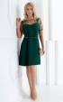 зелени Официални рокли ⭐ Официална елегантна рокля с дантела